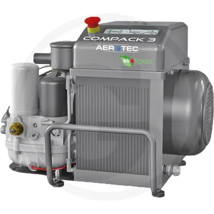 Aerotec aerotec schroefcompressor compack 3 400 volt – 3,0 kw, 360 l/min, 10 bar