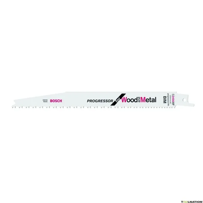 Bosch Bleu Accessoires 2608657938 S3456XF Lame de scie à guichet Progressor pour bois et métal 200 mm 25 pièces