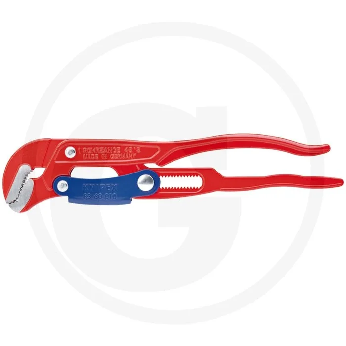 Clé à pipe Knipex knipex en forme de S avec réglage rapide – pour tuyaux jusqu’à 1 5/8″.