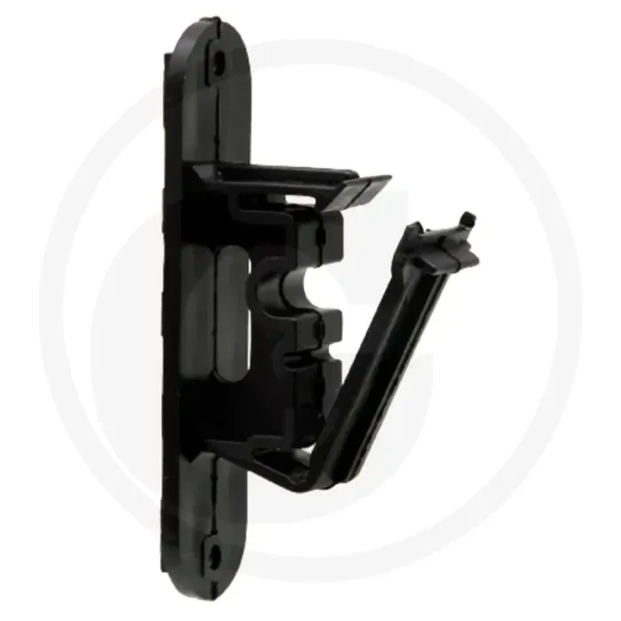 Combi-breedbandisolator om te spijkeren met vastzetter, brede uitvoering, 17 mm aandrukvlak, voor lint tot 40 mm – brede uitvoering