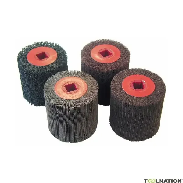 Eibenstock 12.353.00 Jeu de brosses de ponçage pour ponceuse ESM 1310 – 4 brosses différentes