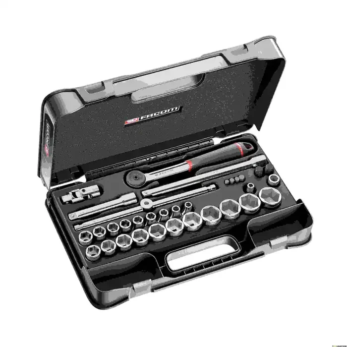 Facom S.447ADP Coffret douilles 1/2″ 6 pans métriques – 35 pièces