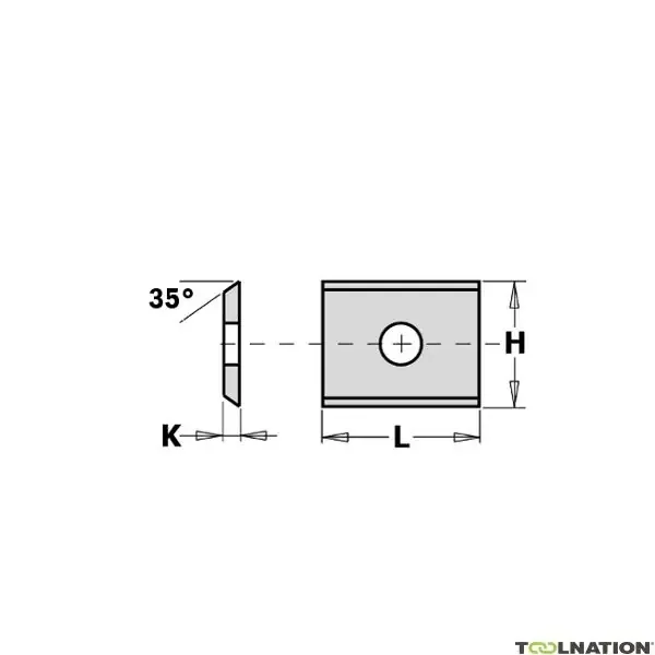 GRN Tools 790.110.06 Lame de rechange HWM S1920 11x12x1,5 mm (10 pièces)