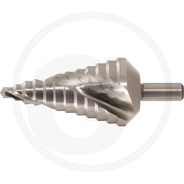 Ks tools hss co 5 step drill bit, Ø 6-30.5 mm, 118° taper angle