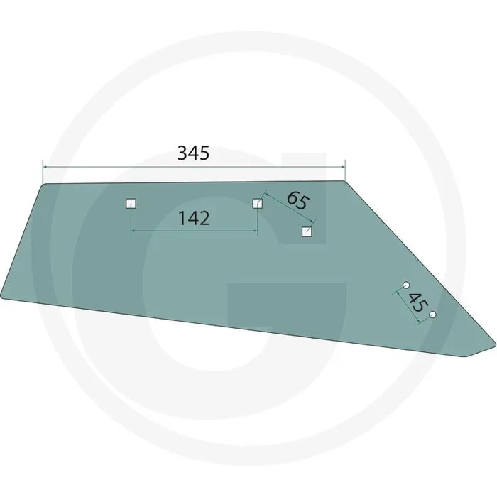Pointe de ciseaux avec boulons – convient à la carrosserie : bp-353 rs