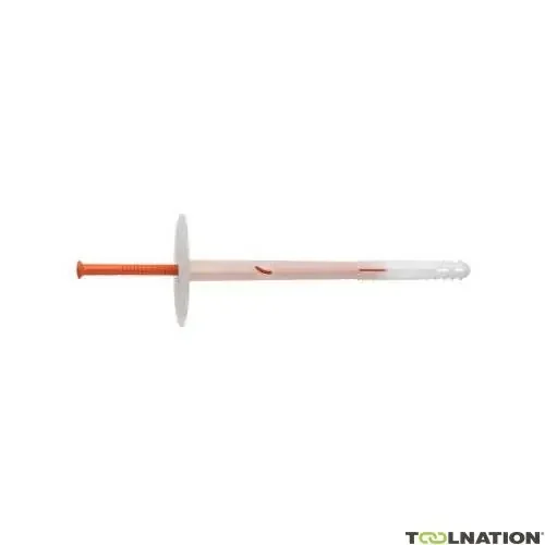 Spit Fixation 057640 10 x 110/120 Ø60 ISO Fiche d‘isolation clou plastique 200 pièces
