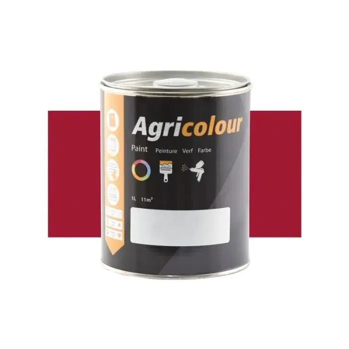 Verf – glans, robijn Rood 1 ltr(s) Blik (RAL 3003)