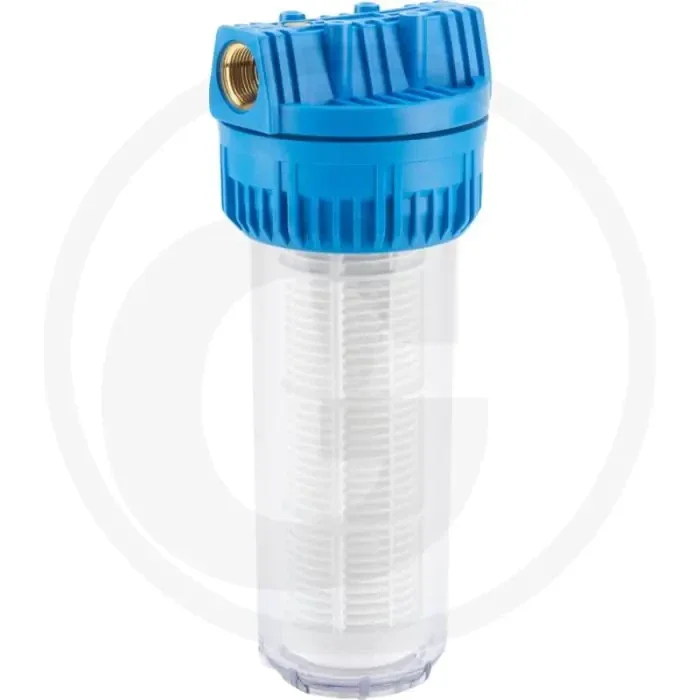 Waterfilter 3/4″ van kunststof – herbruikbare filterinzet – maaswijdte 90 micron